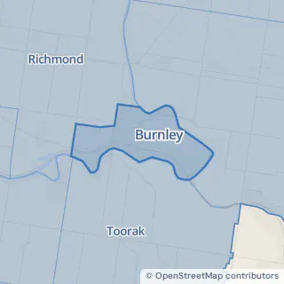 Map showing Burnley within the Laundry Plus service area