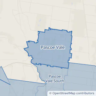 Map showing Pascoe Vale within the Laundry Plus service area