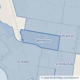 Map showing Windsor within the Laundry Plus service area
